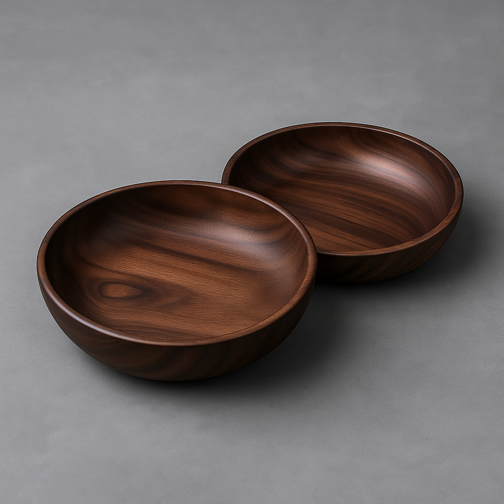 Mori Atelier Natural Wooden Serving Bowl